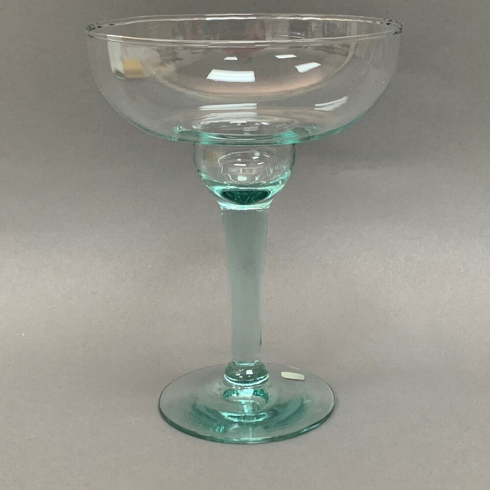 Margarita Clear Green Glass 6 7/8"